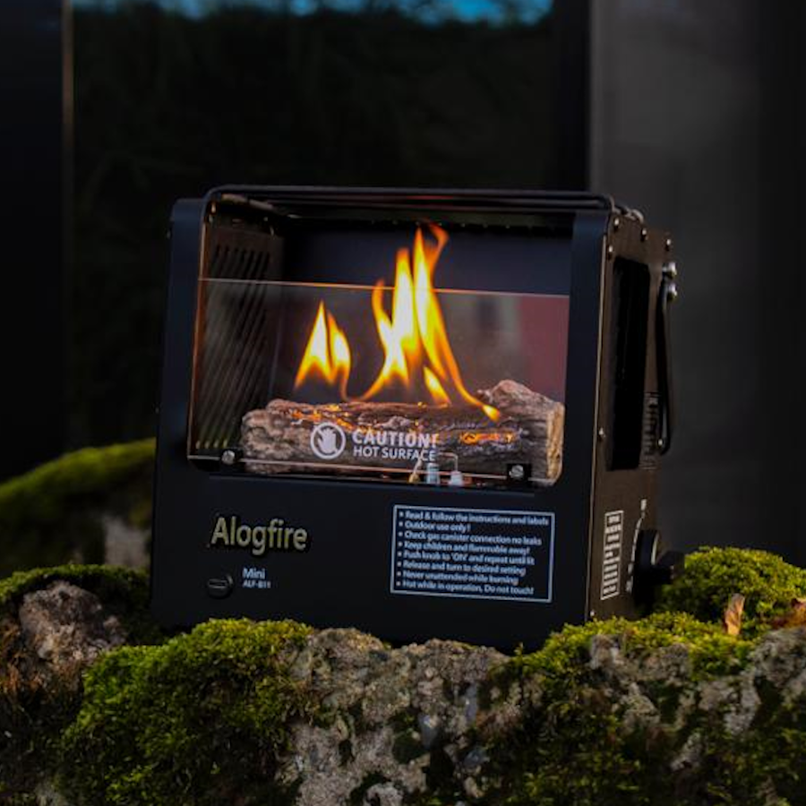 Mini Portable Outdoor Log Fire and Grill